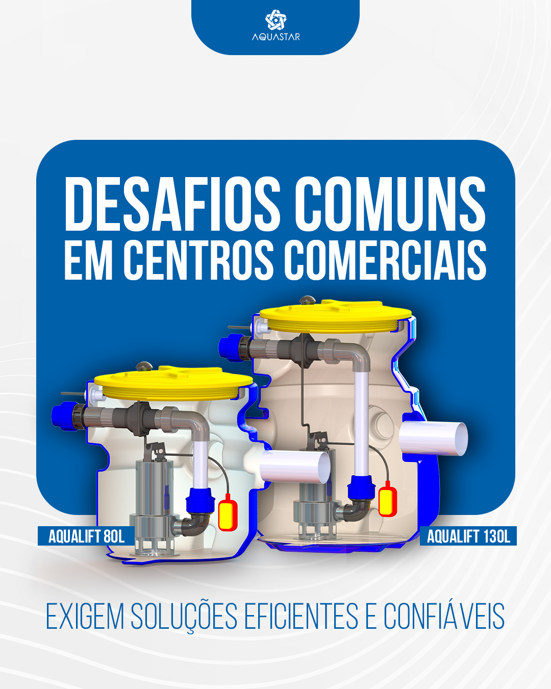 Soluções Aquastar para centros comerciais