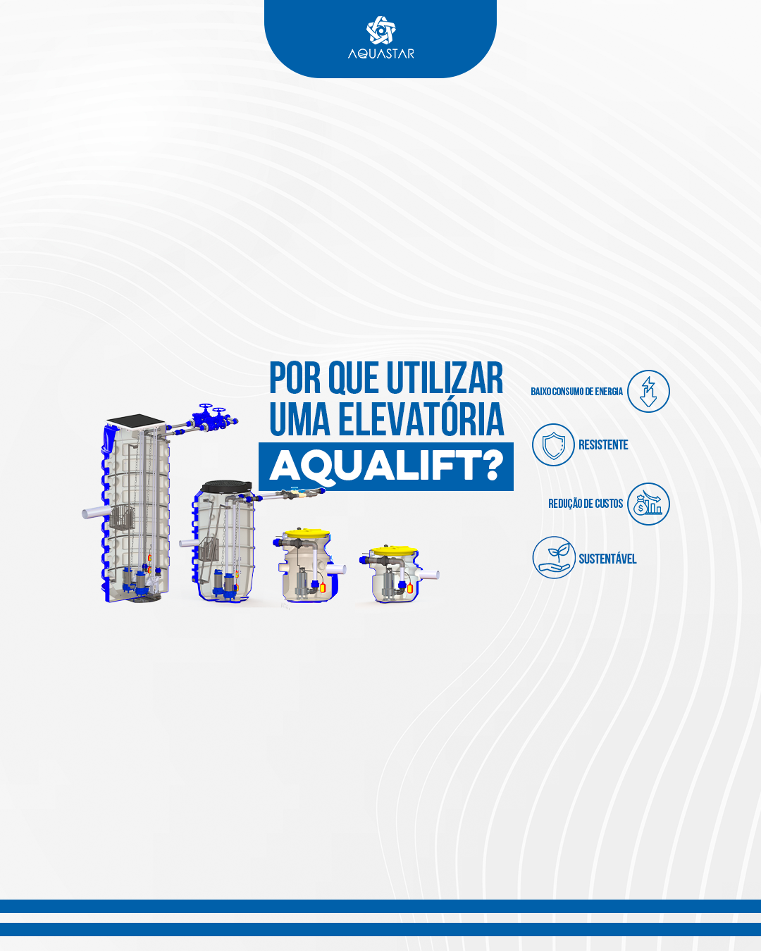 Por que utilizar uma elevatória Aqualift Aquastar?