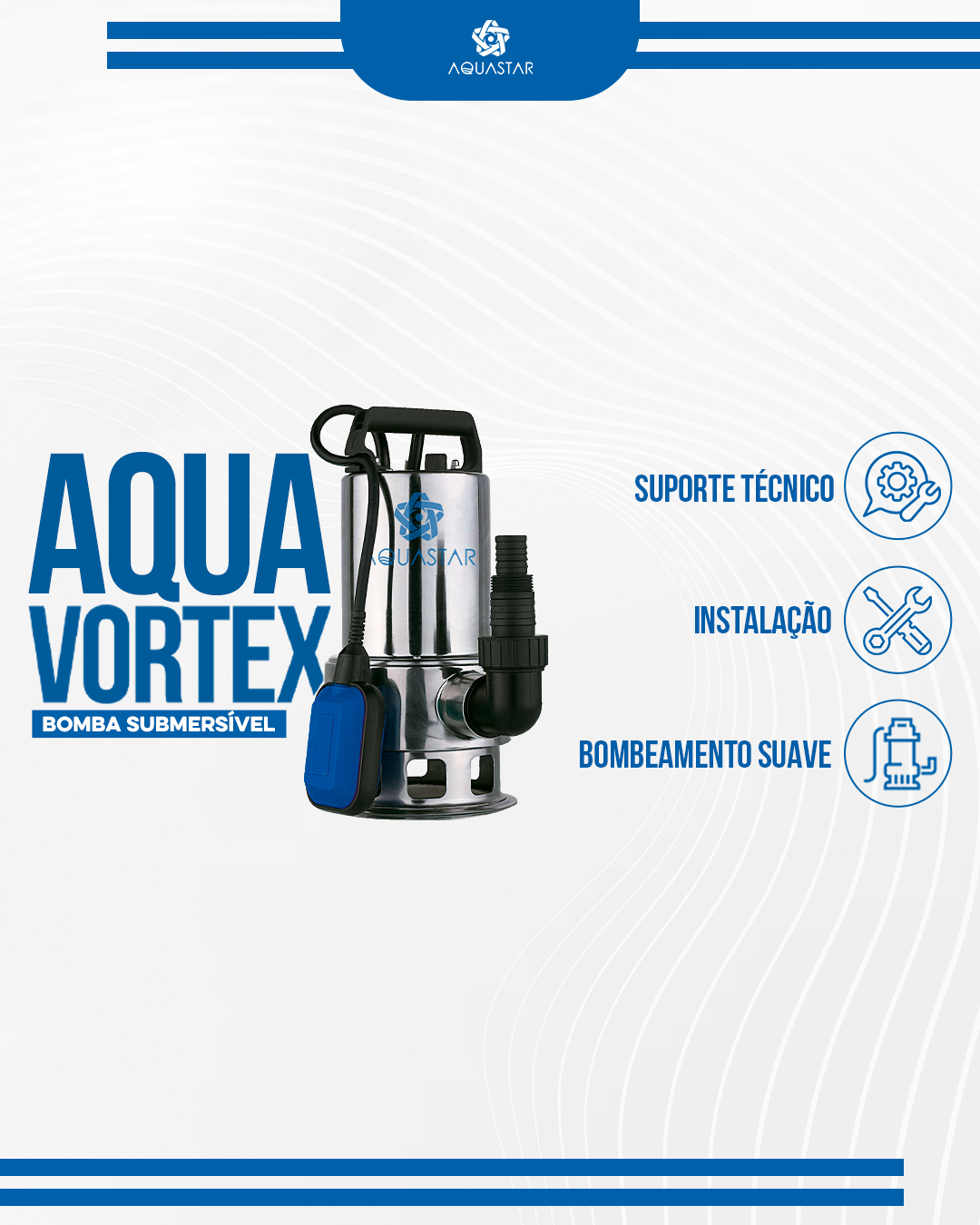 Aquagrinder Aquastar: potência e segurança na trituração de sólidos