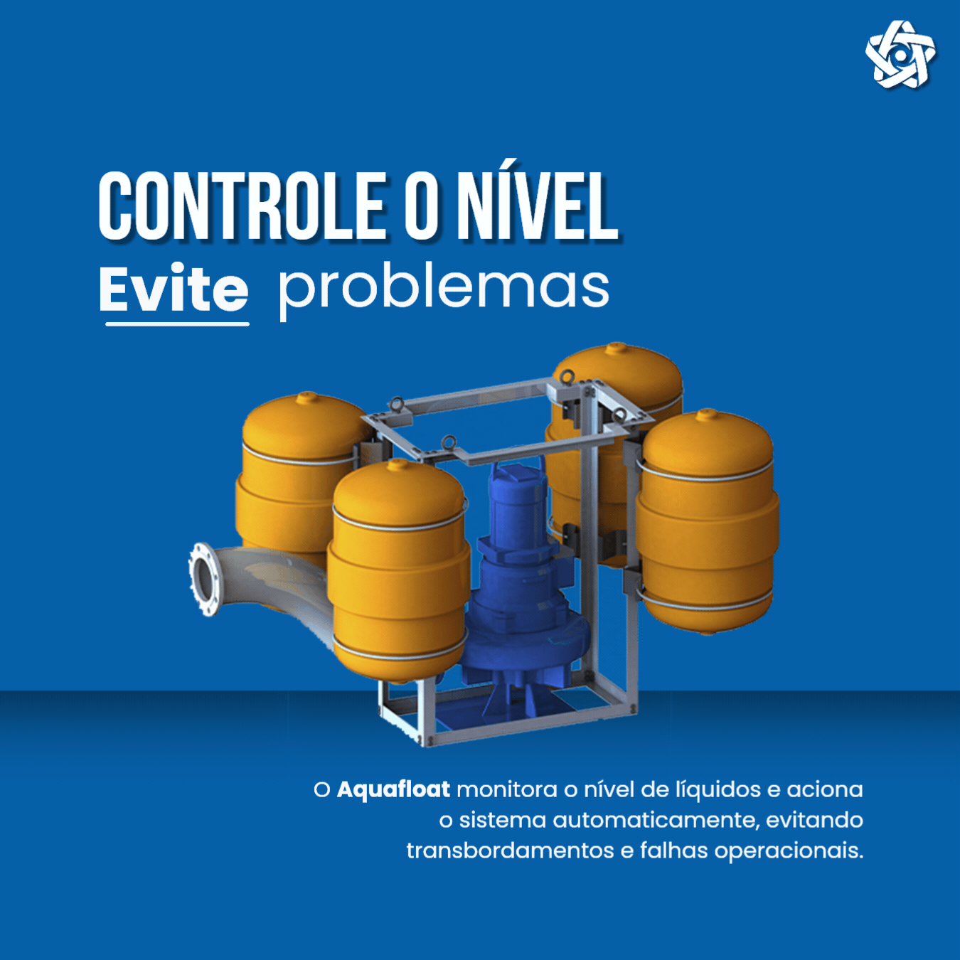 Eficiência mesmo quando o nível da água muda