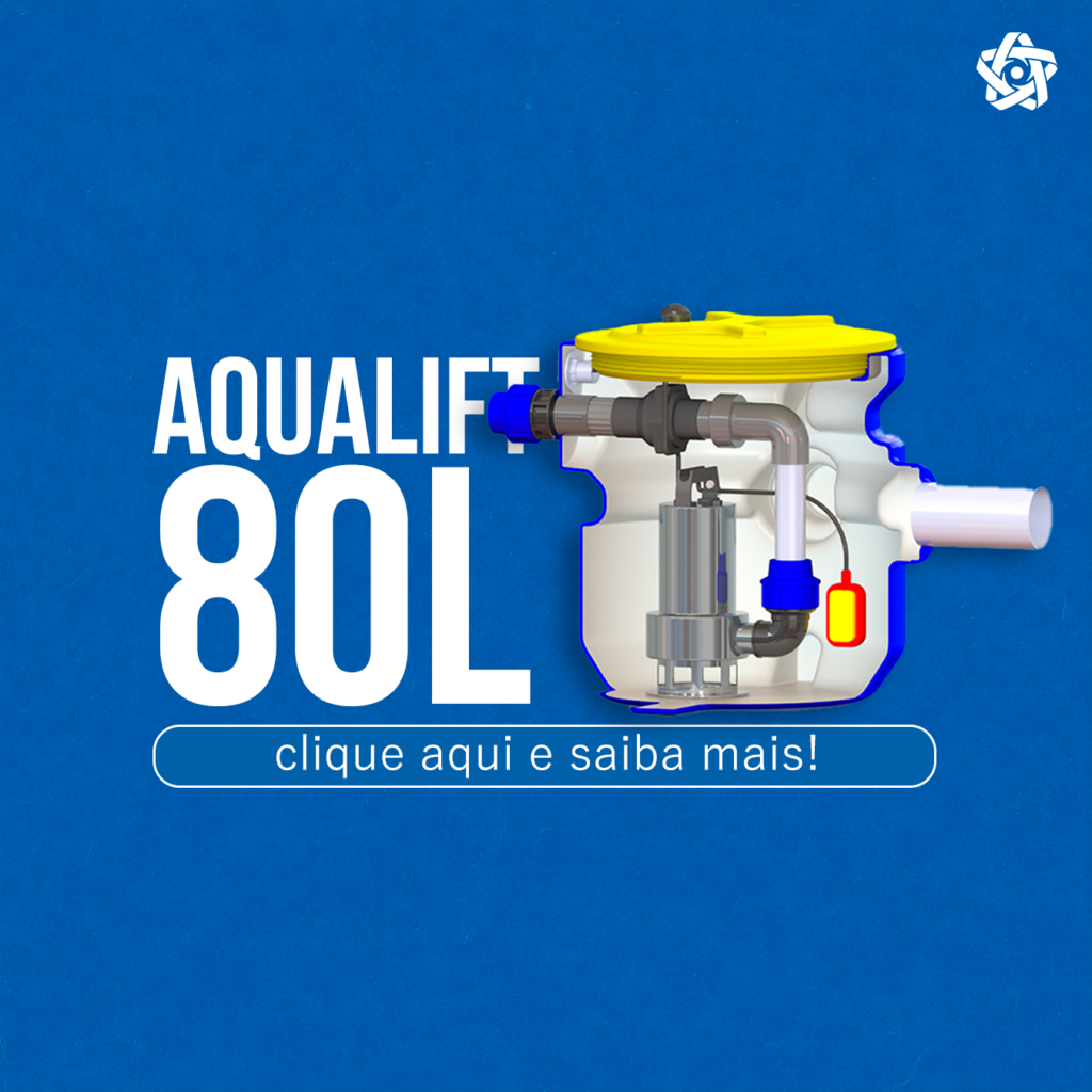 Aqualift 80L: a solução compacta e eficiente para o bombeamento de efluentes