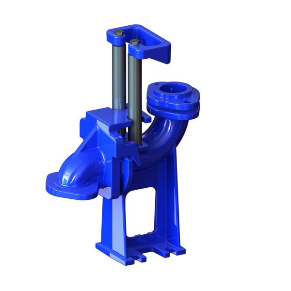 Pedestal para bomba 2″ – Descarga vertical